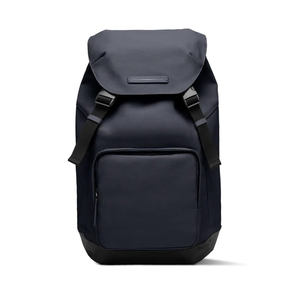 horizn-studios-sofo-backpack-city-night-blue-recycled-waxed-canvas image 1