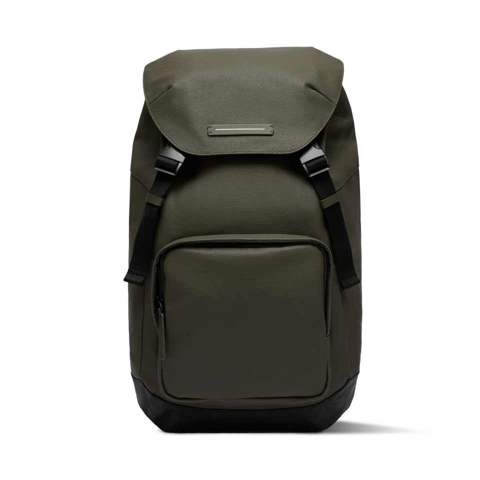 horizn-studios-sofo-backpack-city-in-dark-olive-travel-rucksack-aus-recyceltem-g image 1