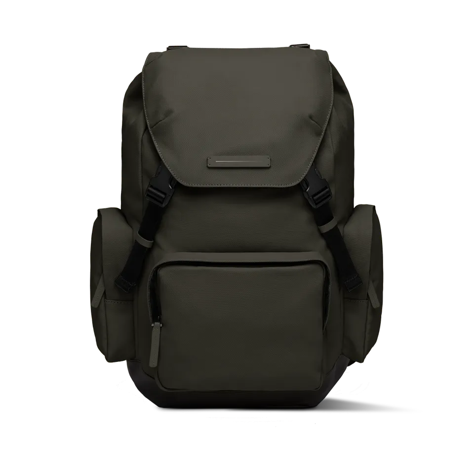horizn-studios-sofo-backpack-travel-dark-olive-gewachstes-canvas image 1