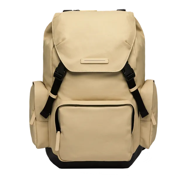 horizn-studios-sofo-backpack-commute-rucksack-sand-recyceltes-waxed-canvas image 1