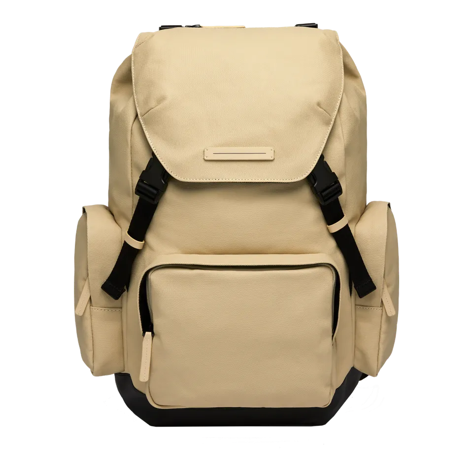 horizn-studios-sofo-backpack-commute-rucksack-sand-recyceltes-waxed-canvas image 1
