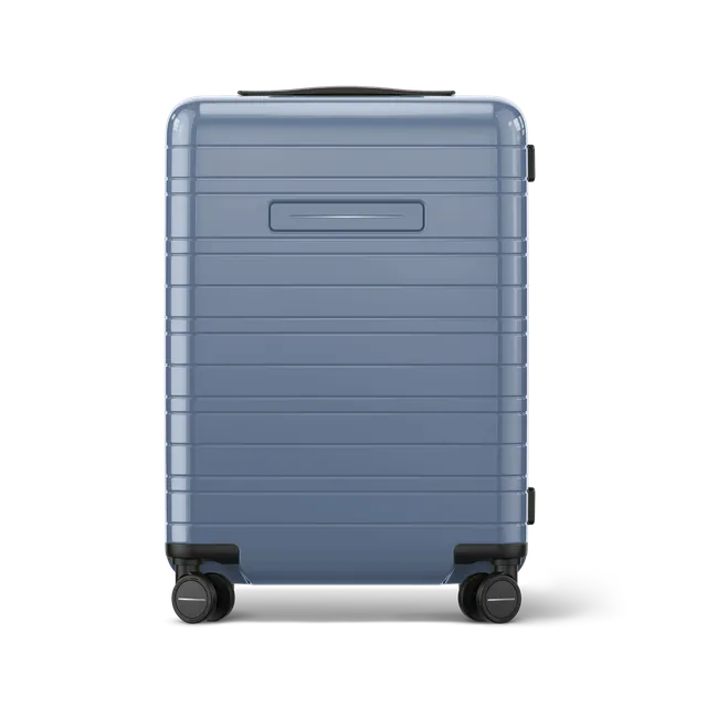 horizn-studios-h5-essential-cabin-trolley-vegan-multi-shell-55-cm-glossy-blue-ve image 1