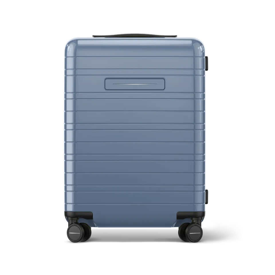 horizn-studios-h5-essential-cabin-trolley-vegan-multi-shell-55-cm-glossy-blue-ve image 1