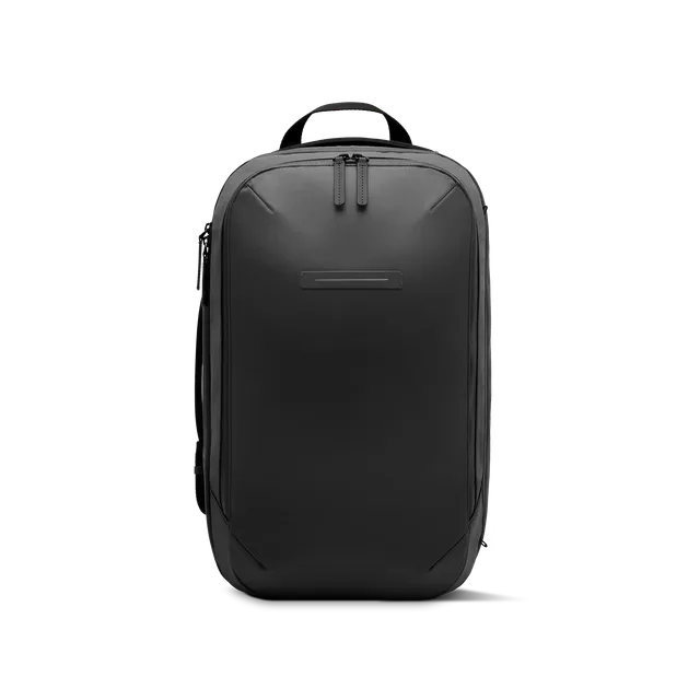horizn-studios-gion-backpack-travel-all-black-recycled-nylon-wetterfester-reiser image 1