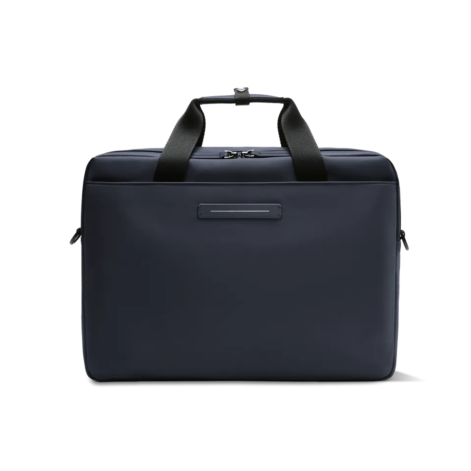 horizn-studios-gion-briefcase-night-blue-aktentasche-aus-recycled-nylon-mit-lapt image 1
