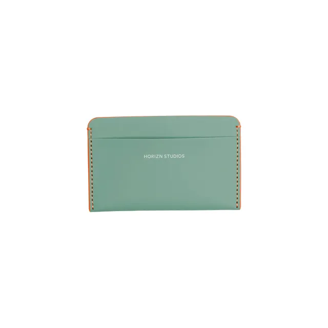horizn-studios-cardholder-marine-green-neon-orange-veganes-kartenetui-aus-hi-cor image 1