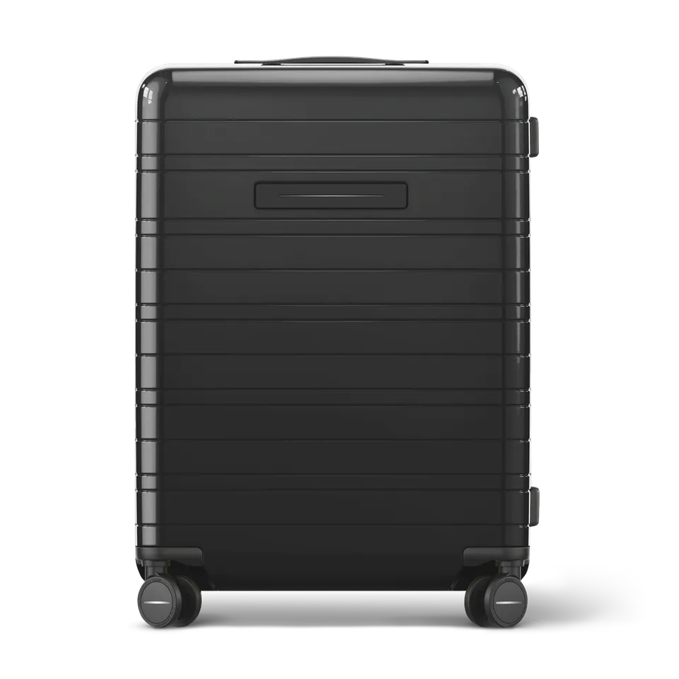 horizn-studios-h6-essential-check-in-m-64-cm-glossy-all-black-premium-hartschale image 1