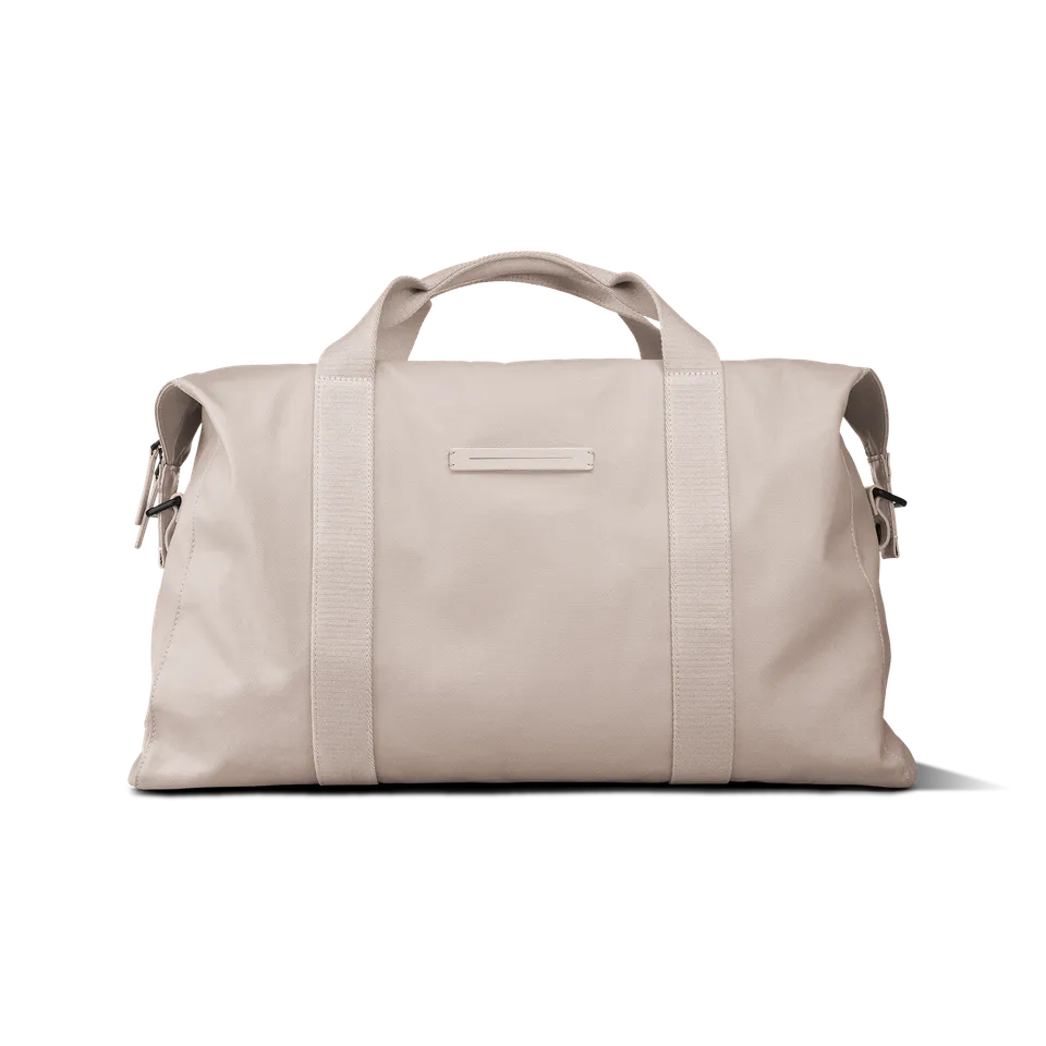 horizn-studios-sofo-weekender-m-sand-grey-gewachstes-canvas-reisetasche image 1