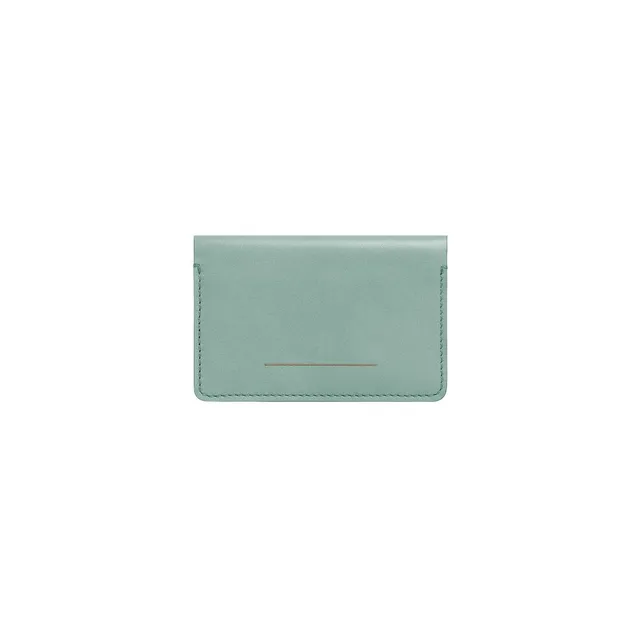 horizn-studios-double-card-holder-marine-green-vacchetta-leder-kartenetui image 1