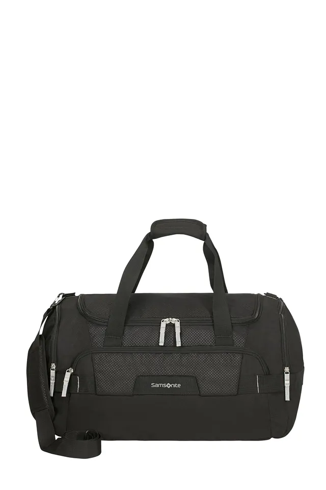 samsonite-sonora-reisetasche-s-55-cm-59-5-l-schwarz-leichte-duffel-tasche-aus-re image 1