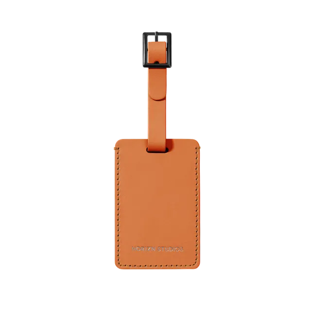 horizn-studios-luggage-tag-orange-glow-robuster-pu-kofferanh-nger image 1