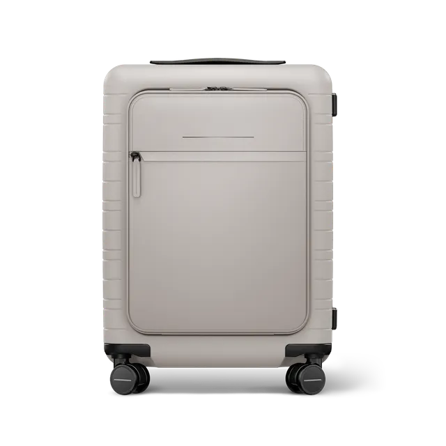 horizn-studios-m5-essential-cabin-koffer-sand-grey-multi-shell-55-cm-mit-front-p image 1