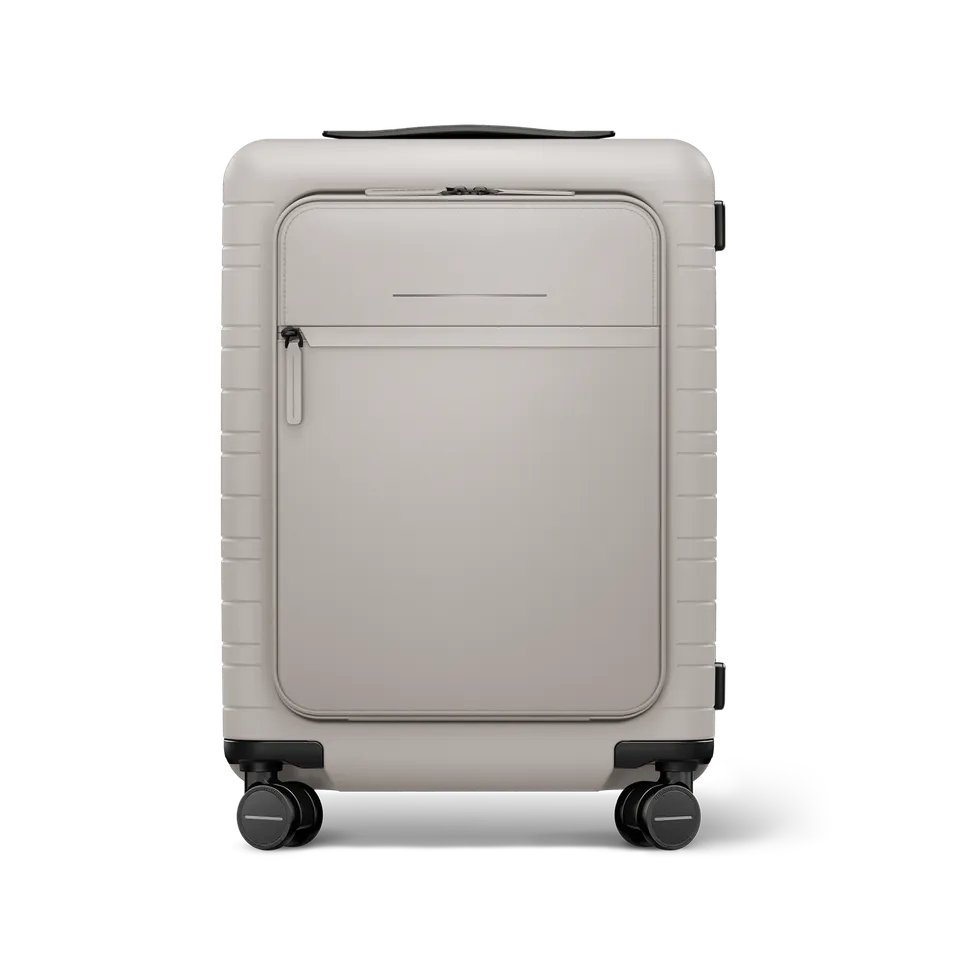 horizn-studios-m5-essential-cabin-koffer-sand-grey-multi-shell-55-cm-mit-front-p image 1