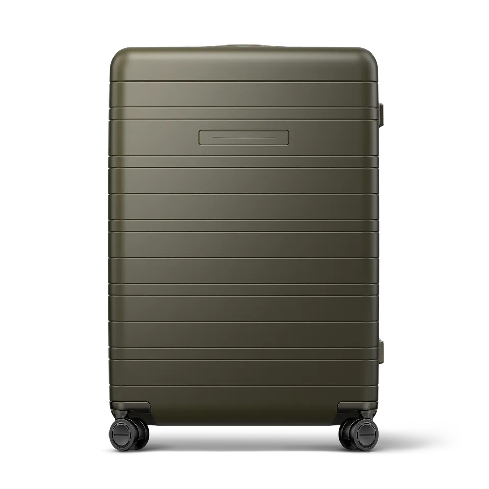 horizn-studios-h7-pro-check-in-trolley-l-77-cm-premium-hard-shell-dark-olive image 1