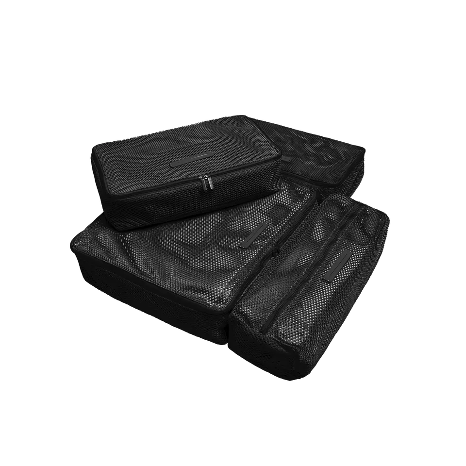 horizn-studios-packing-cubes-all-black-nylon-mesh-packw-rfel-set-mit-polyester-f image 1