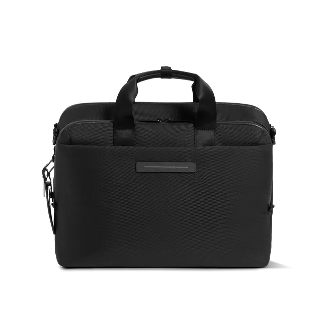horizn-studios-midtown-briefcase-all-black-hochwertiges-nylon image 1