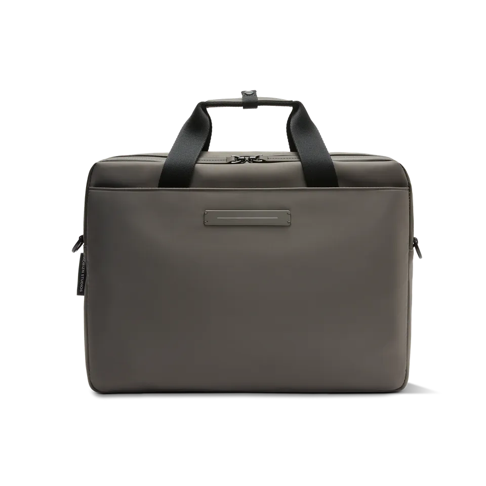 horizn-studios-gion-briefcase-aktentasche-aus-recyceltem-ballistic-nylon-in-dark image 1