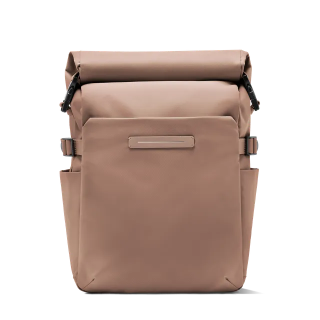 horizn-studios-shibuya-rolltop-backpack-rucksack-aus-recyceltem-nylon-in-mocha image 1