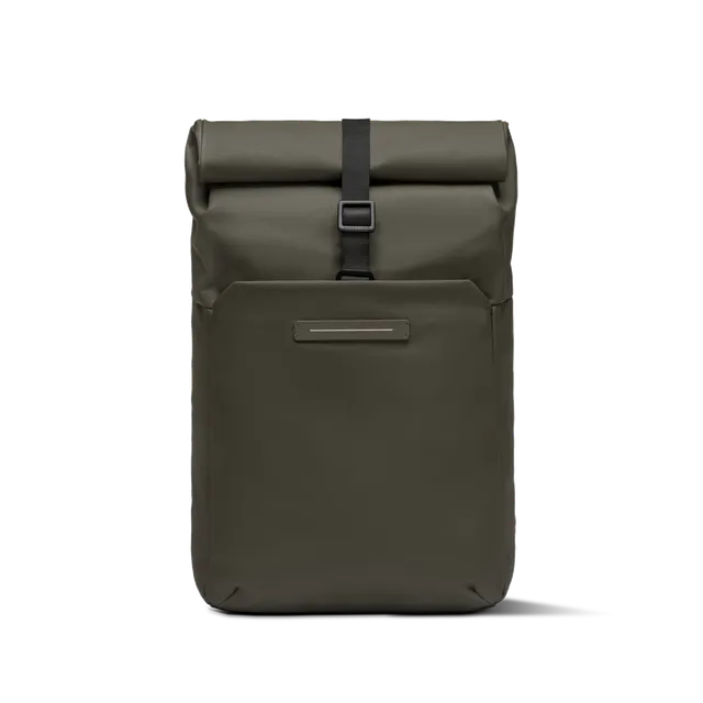 horizn-studios-sofo-rolltop-backpack-x-rucksack-dark-olive-gewachste-baumwolle image 1