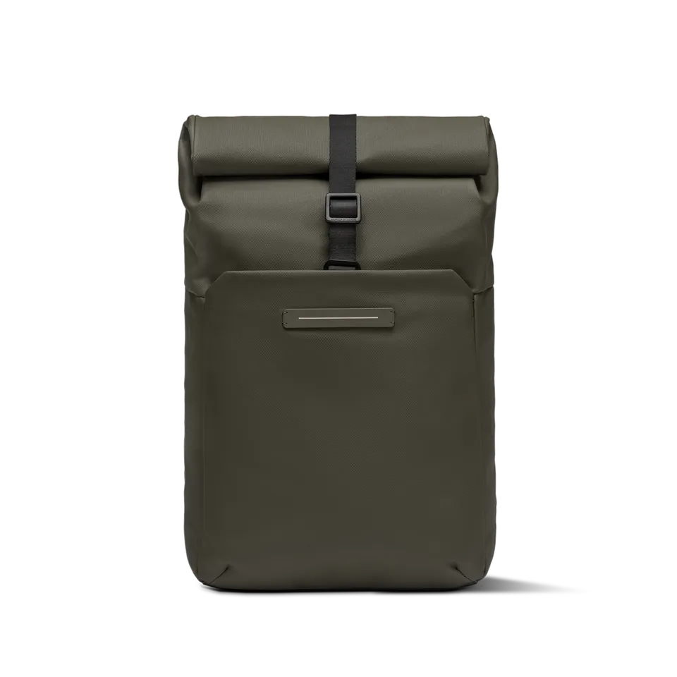 horizn-studios-sofo-rolltop-backpack-x-rucksack-dark-olive-gewachste-baumwolle image 1