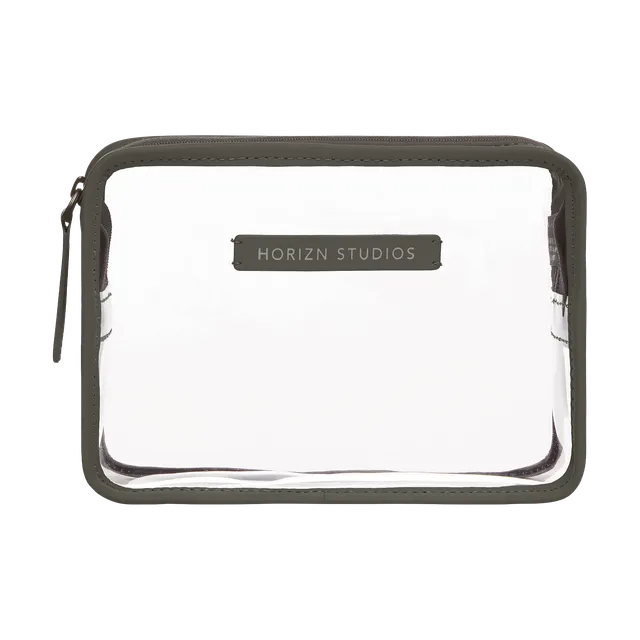 horizn-studios-liquids-bag-dark-olive-transparente-kosmetiktasche-pvc-pu-f-r-die image 1