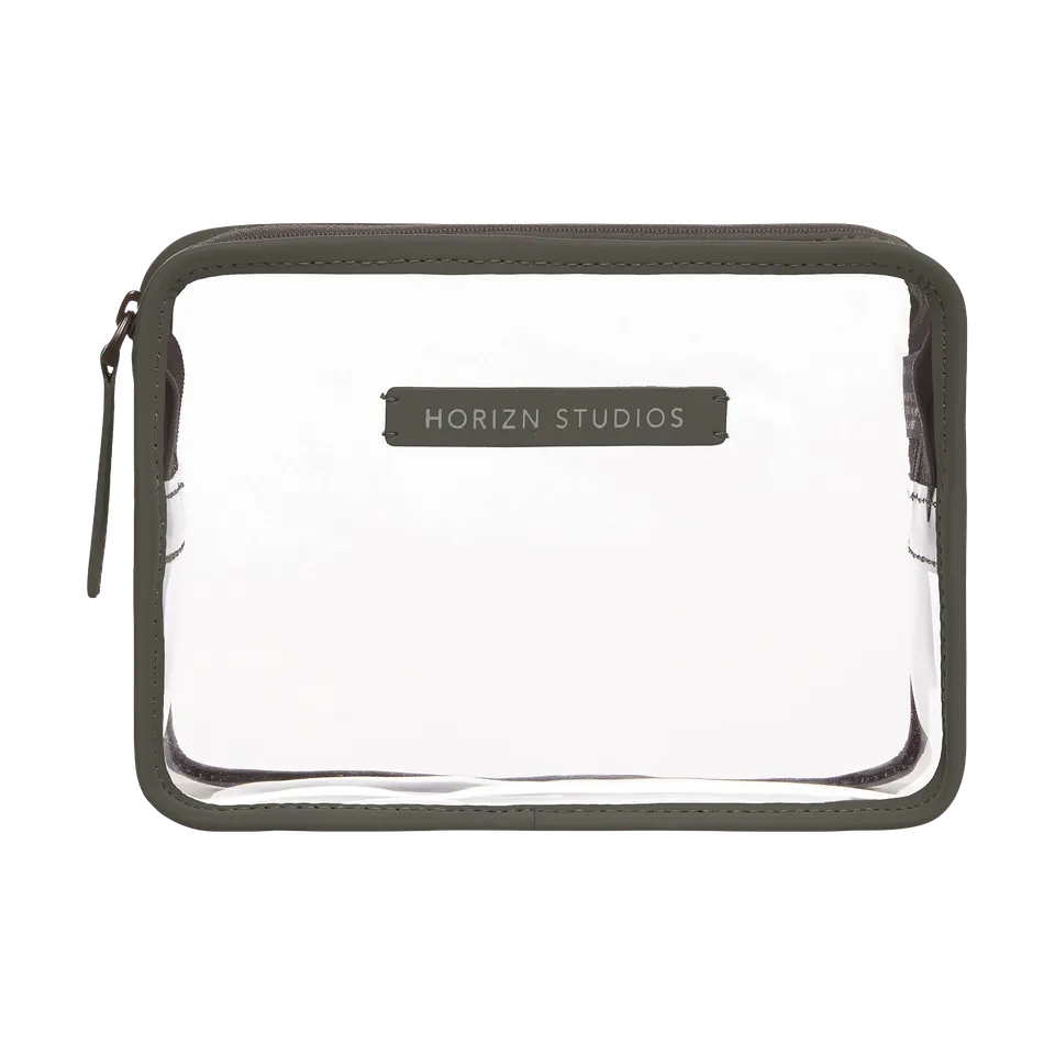horizn-studios-liquids-bag-dark-olive-transparente-kosmetiktasche-pvc-pu-f-r-die image 1