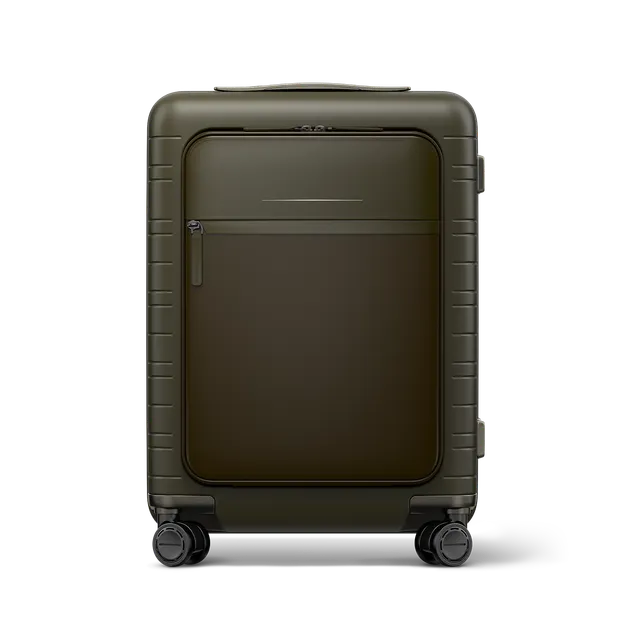 horizn-studios-m5-pro-in-dark-olive-premium-multi-shell-kabinentrolley-55-cm-mit image 1
