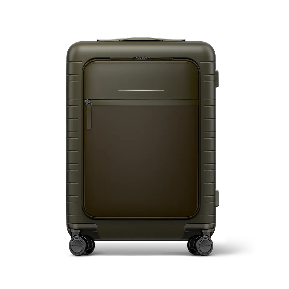 horizn-studios-m5-pro-in-dark-olive-premium-multi-shell-kabinentrolley-55-cm-mit image 1