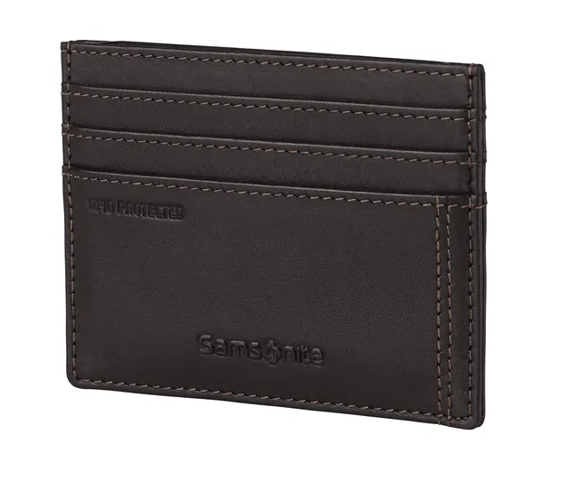 samsonite-attack-2-slg-kartenetui-10-cm-vollrindleder-mit-rfid-schutz-ebony-brow image 1