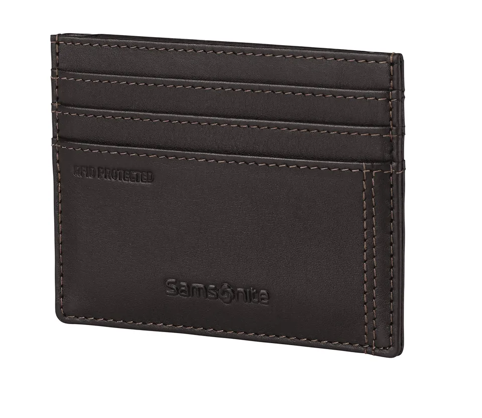 samsonite-attack-2-slg-kartenetui-10-cm-vollrindleder-mit-rfid-schutz-ebony-brow image 1