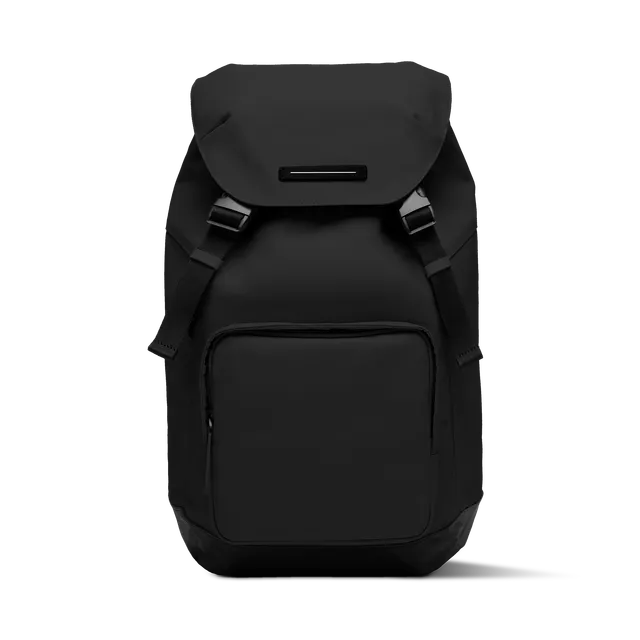 horizn-studios-sofo-backpack-city-all-black-tagesrucksack-aus-recyceltem-gewachs image 1
