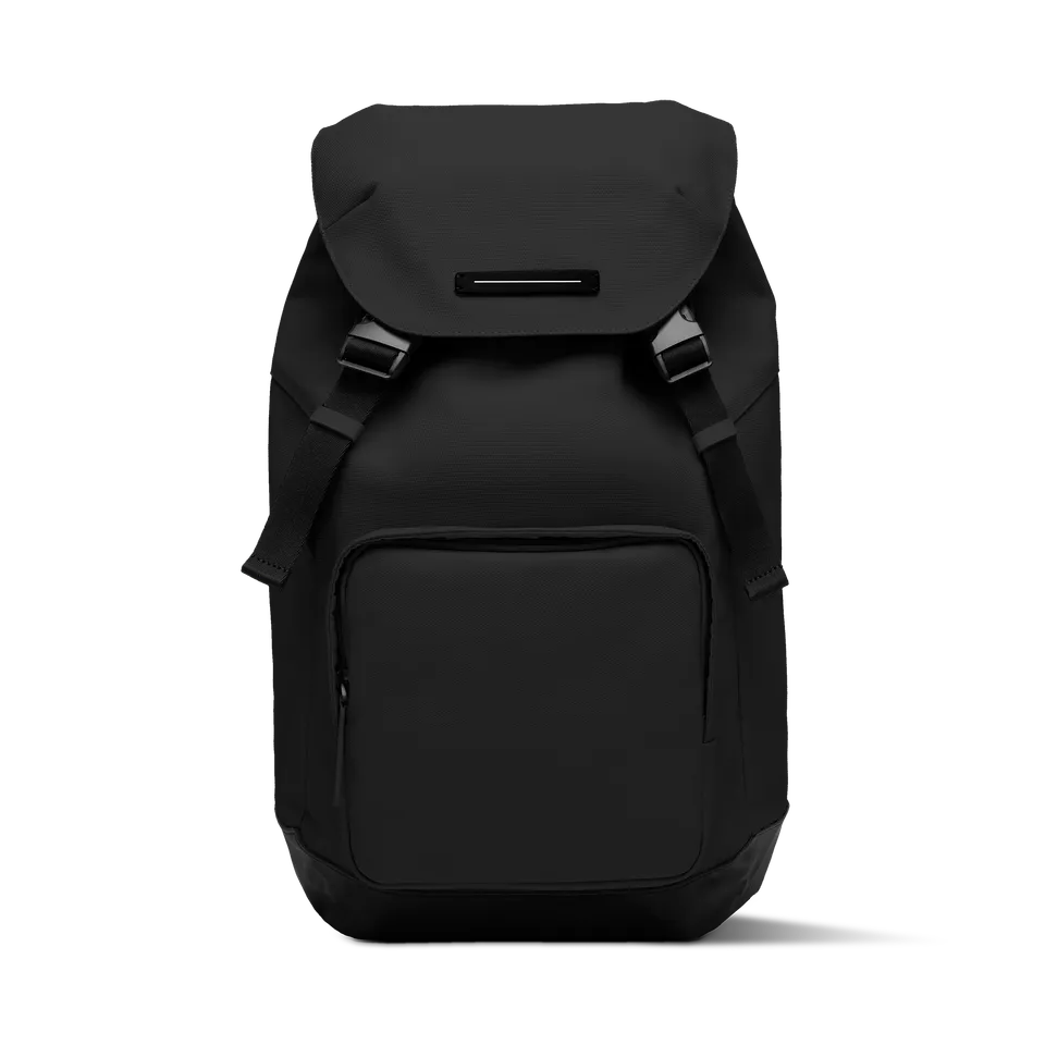 horizn-studios-sofo-backpack-city-all-black-tagesrucksack-aus-recyceltem-gewachs image 1