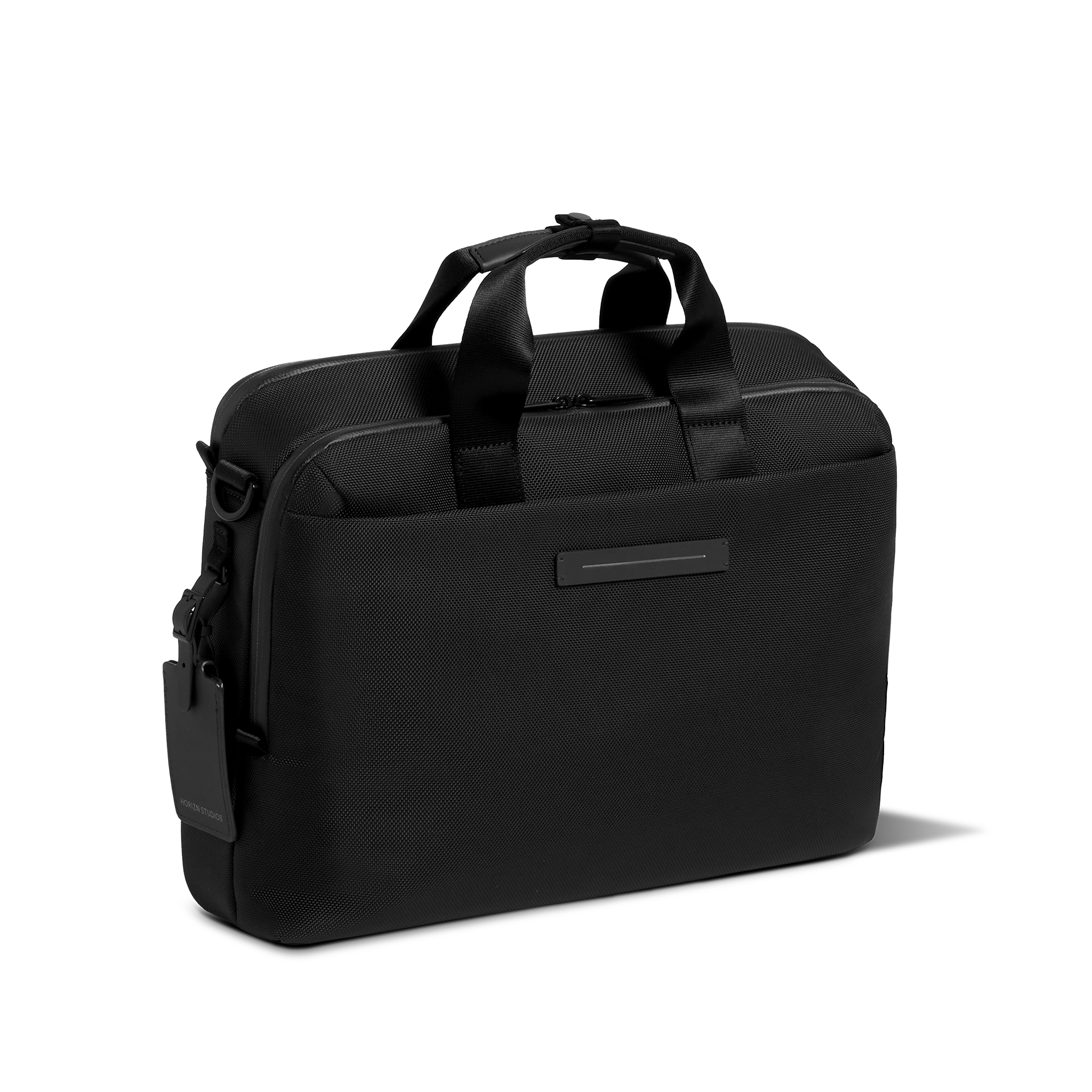 horizn-studios-midtown-briefcase-all-black-hochwertiges-nylon image 2