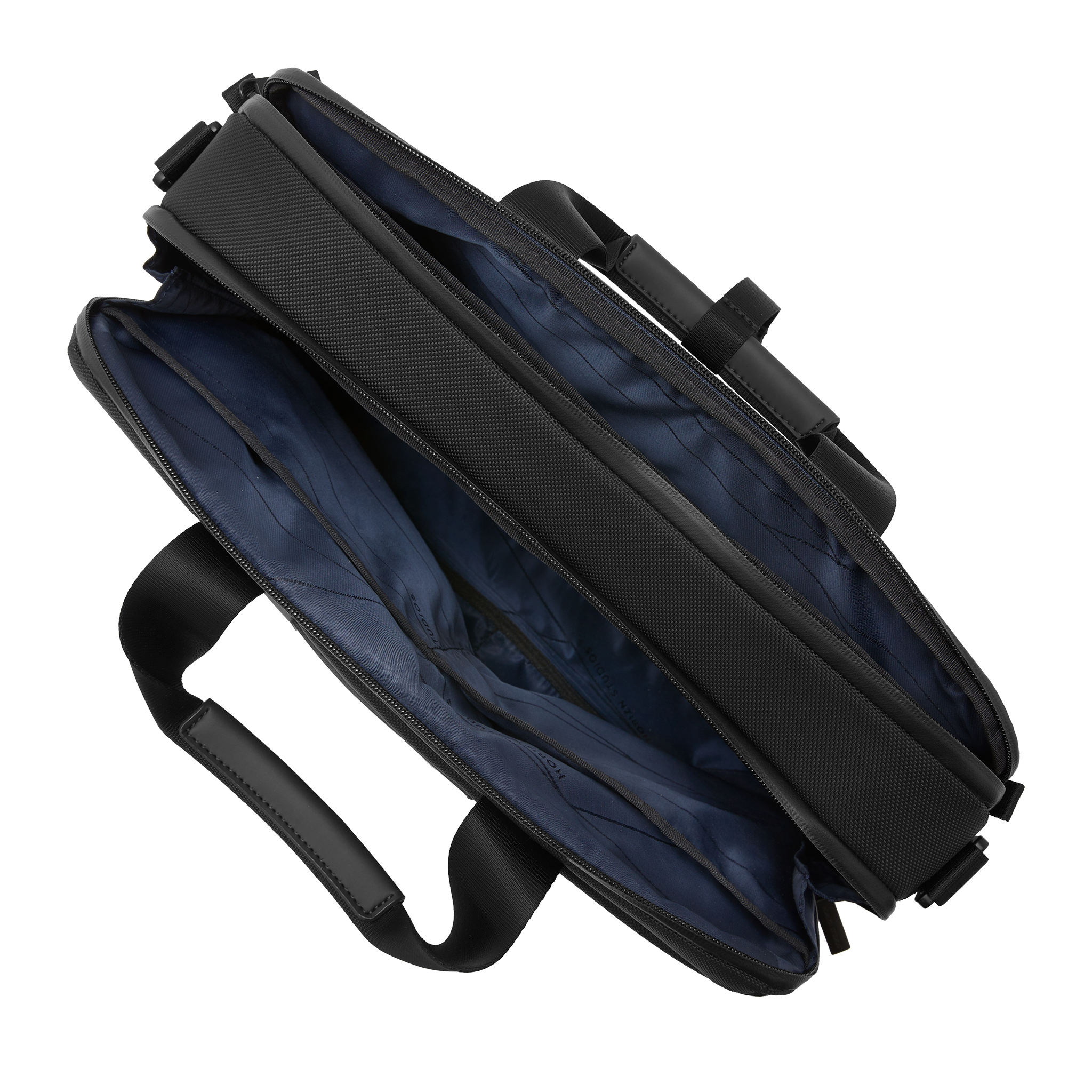 horizn-studios-midtown-briefcase-all-black-hochwertiges-nylon image 4