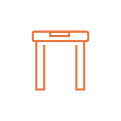 horizn-studios-telescopic-handle-essential-aluminium-teleskopgriff-in-orange-glo image 1