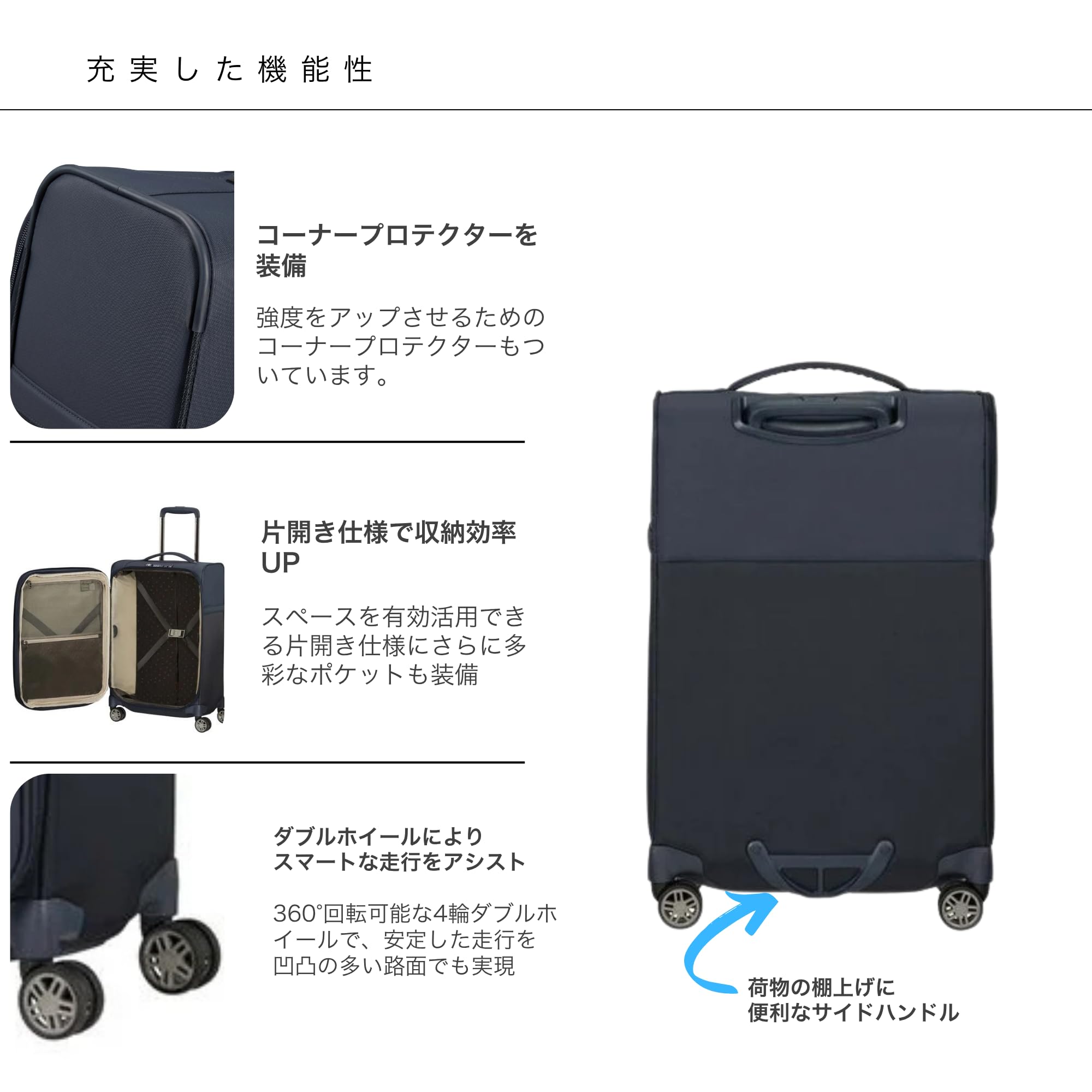 samsonite-airea-spinner-s-55-cm-erweiterbarer-hartschalen-handgep-ckkoffer-38-43 image 3