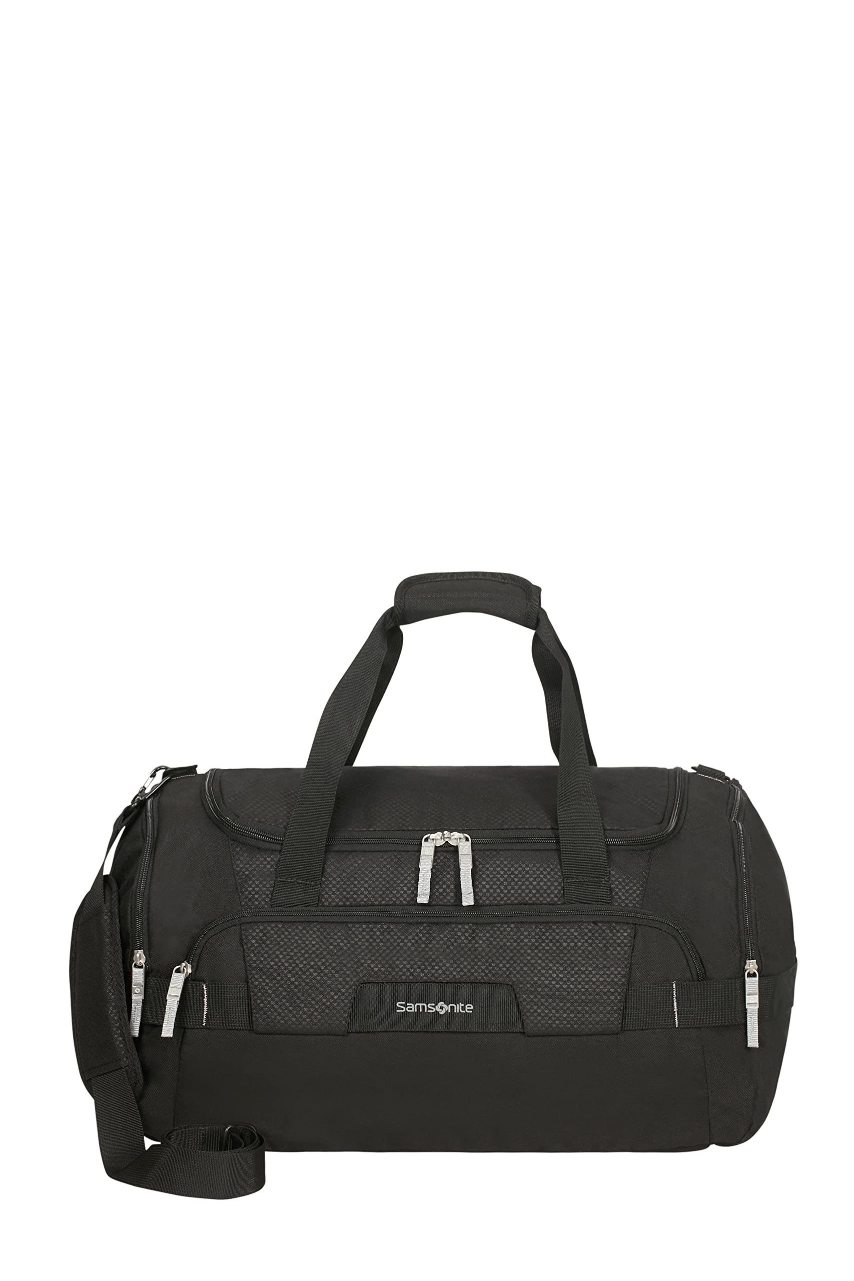 samsonite-sonora-reisetasche-s-55-cm-59-5-l-schwarz-leichte-duffel-tasche-aus-re image 1