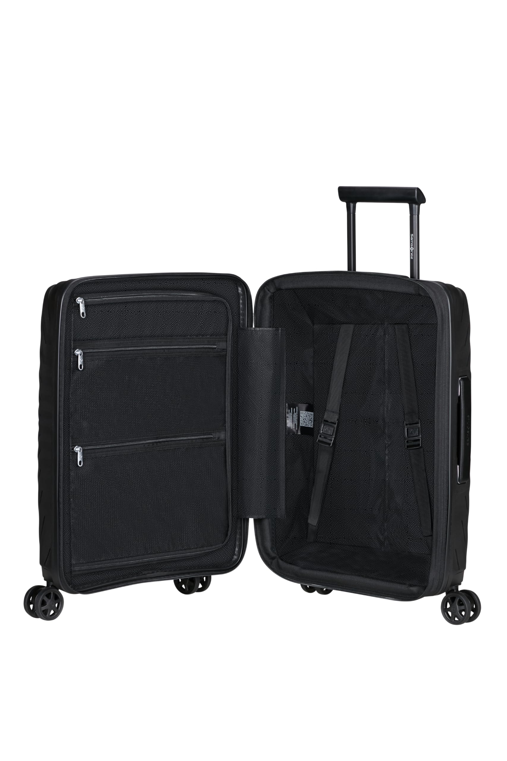 samsonite-neo-flux-spinner-s-handgep-ck-koffer-55-cm-erweiterbar-39-45-l-schwarz image 5