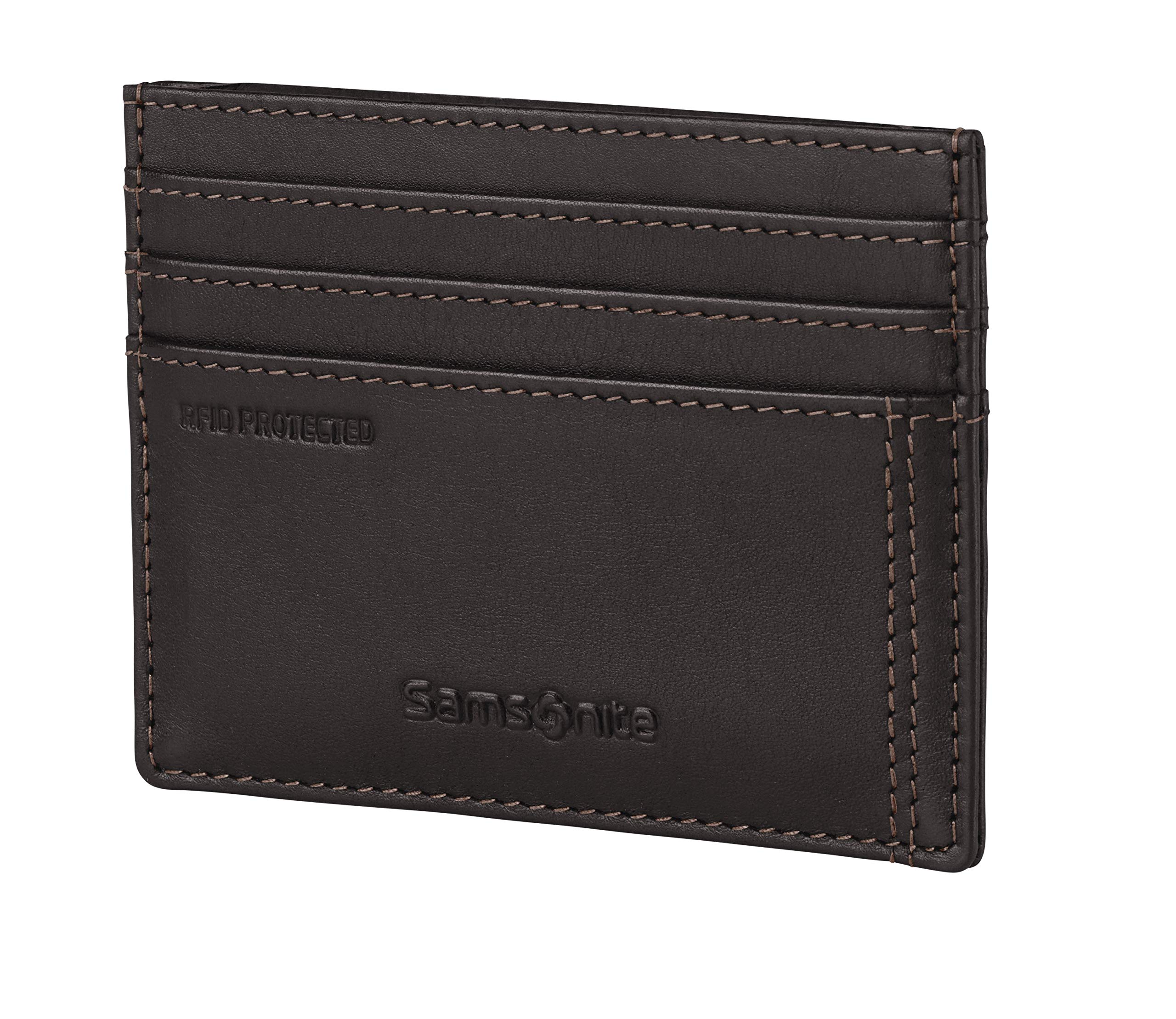 samsonite-attack-2-slg-kartenetui-10-cm-vollrindleder-mit-rfid-schutz-ebony-brow image 1