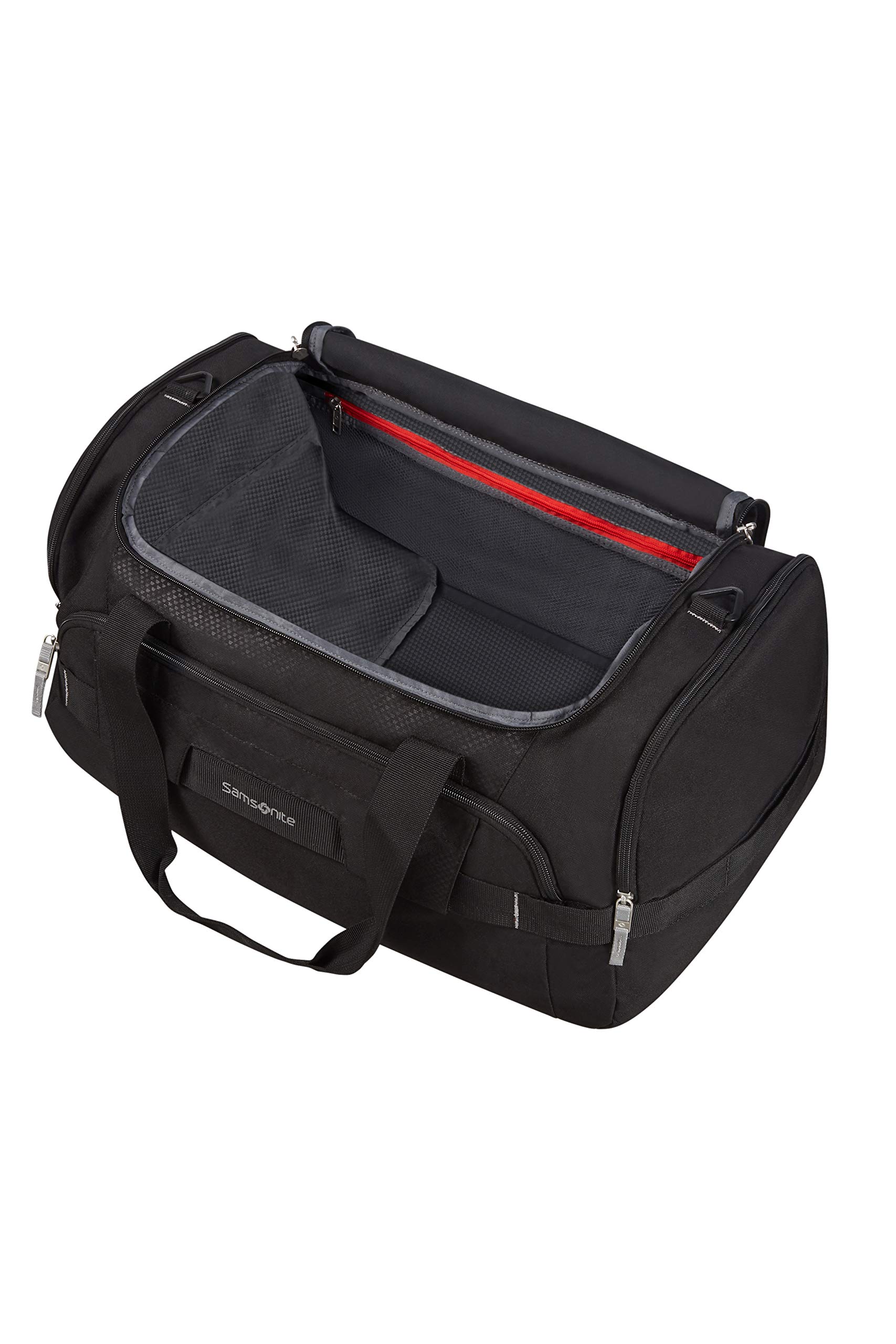 samsonite-sonora-reisetasche-s-55-cm-59-5-l-schwarz-leichte-duffel-tasche-aus-re image 6