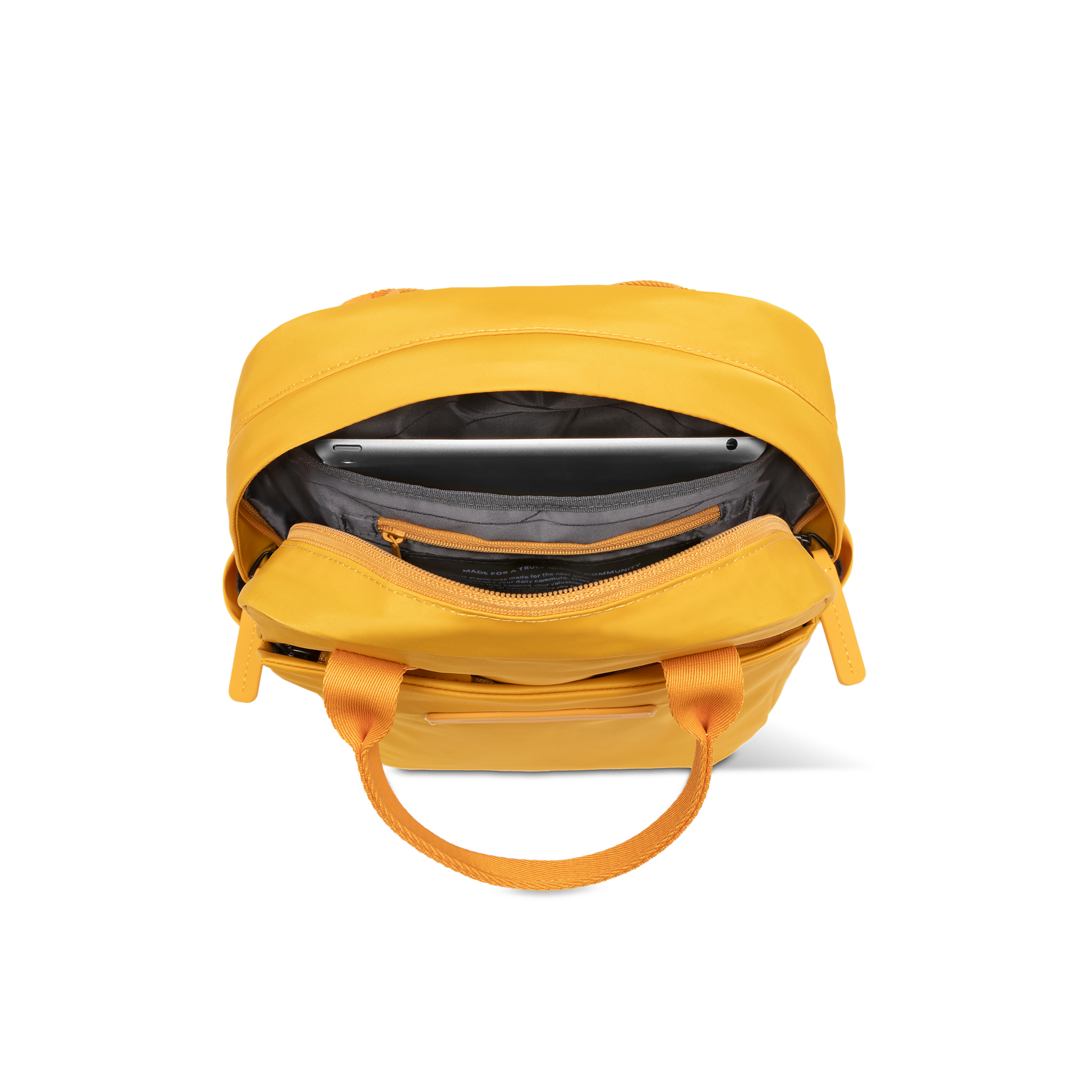 horizn-studios-aoyama-totepack-s-bright-amber-2-in-1-tote-rucksack-aus-ballistic image 4