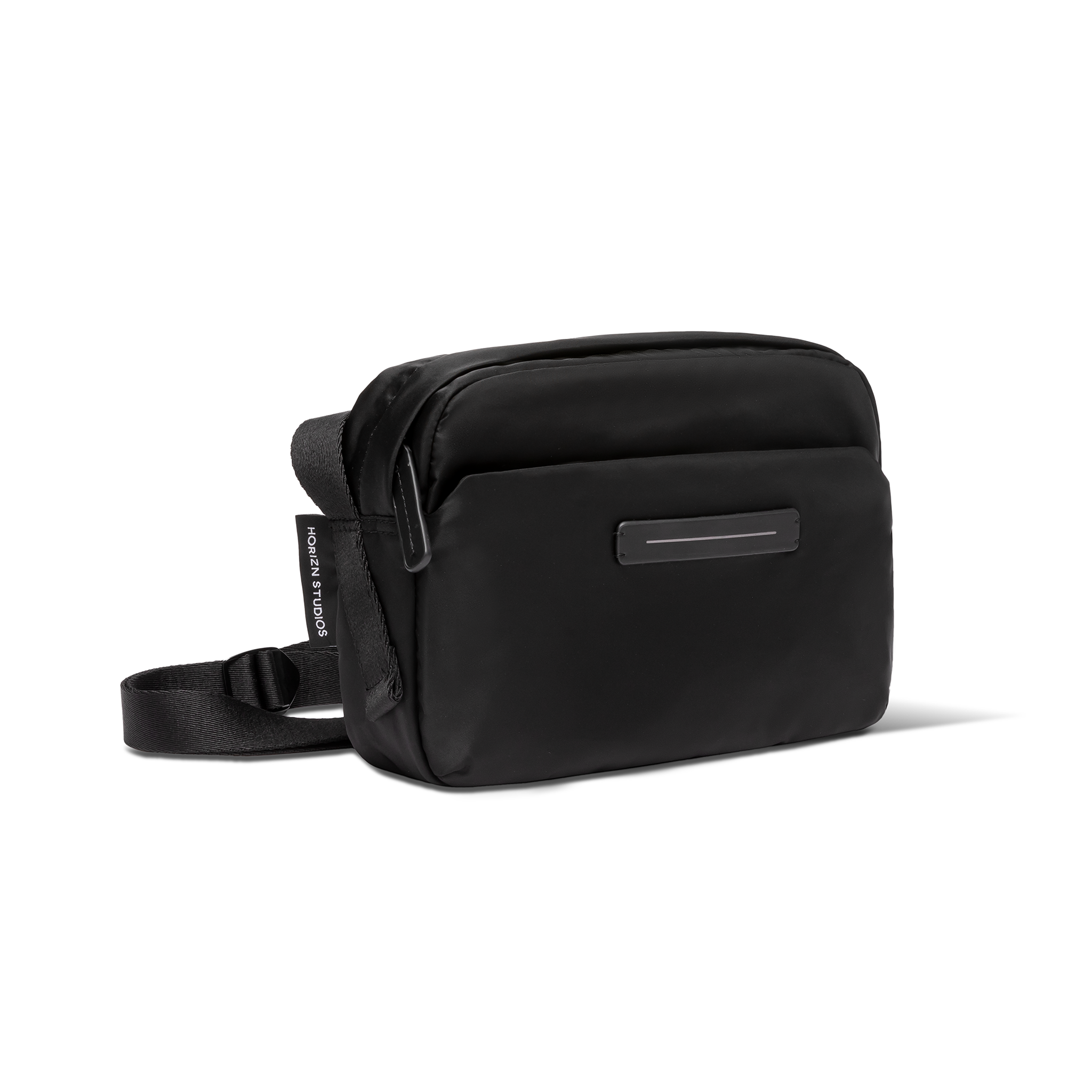 horizn-studios-aoyama-cross-body-all-black-tasche-mit-ballistic-nylon-rpet-futte image 2