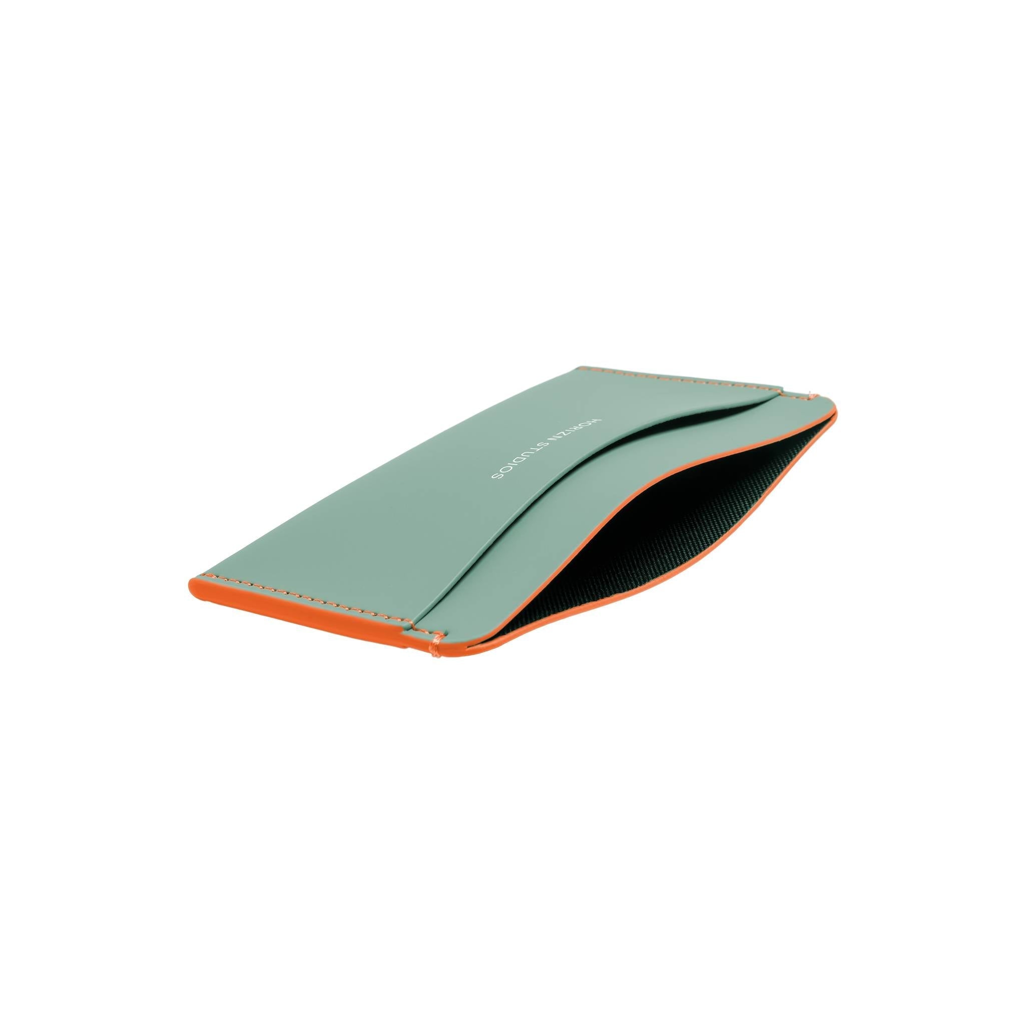 horizn-studios-cardholder-marine-green-neon-orange-veganes-kartenetui-aus-hi-cor image 3