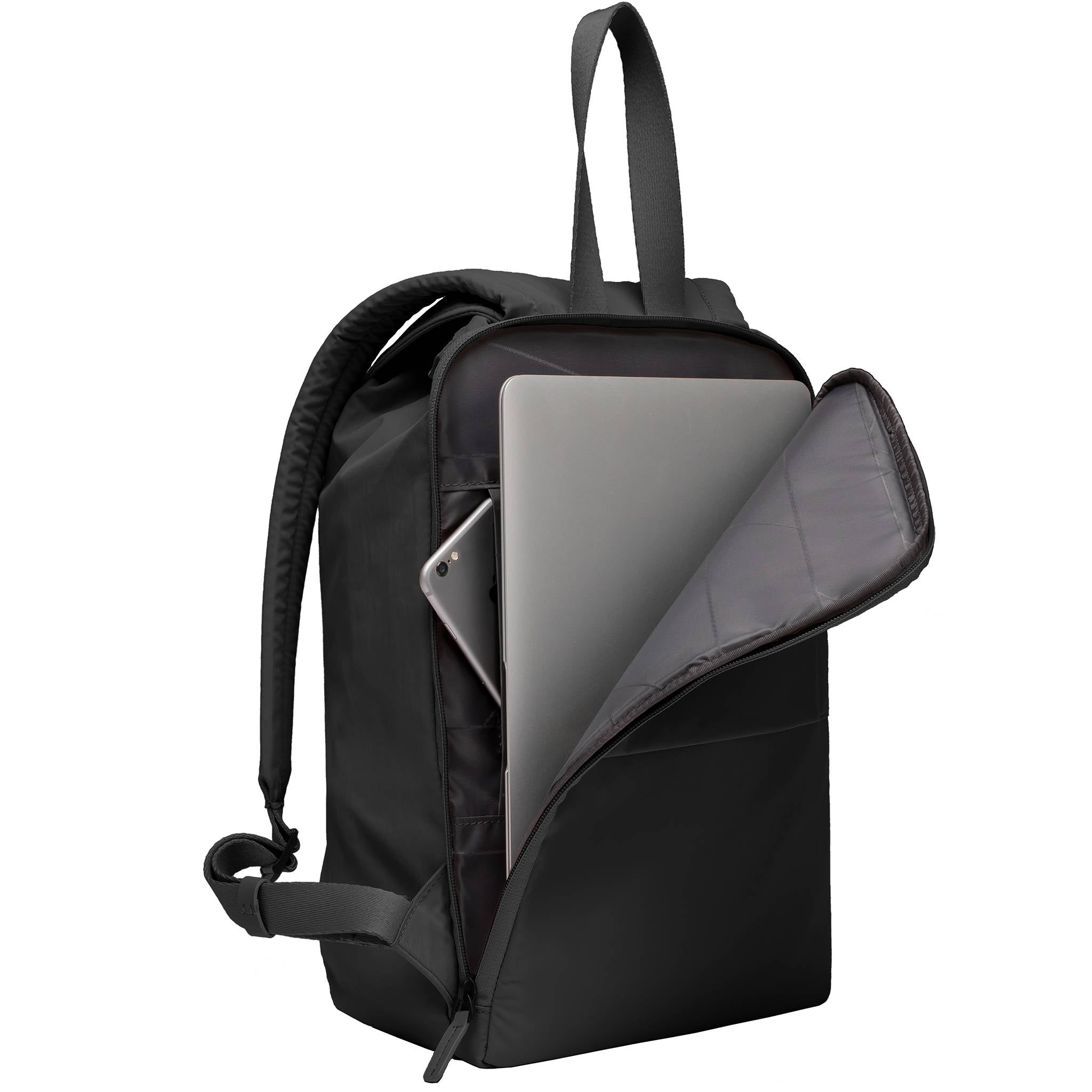 horizn-studios-chiado-rucksack-all-black-recycled-nylon image 7