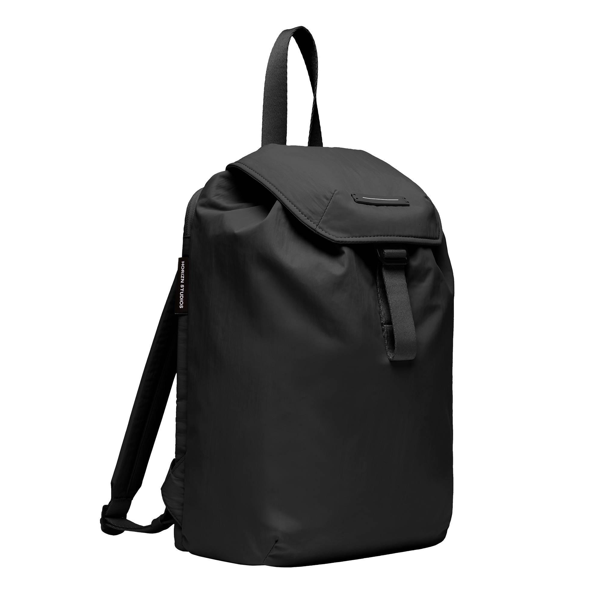 horizn-studios-chiado-rucksack-all-black-recycled-nylon image 3