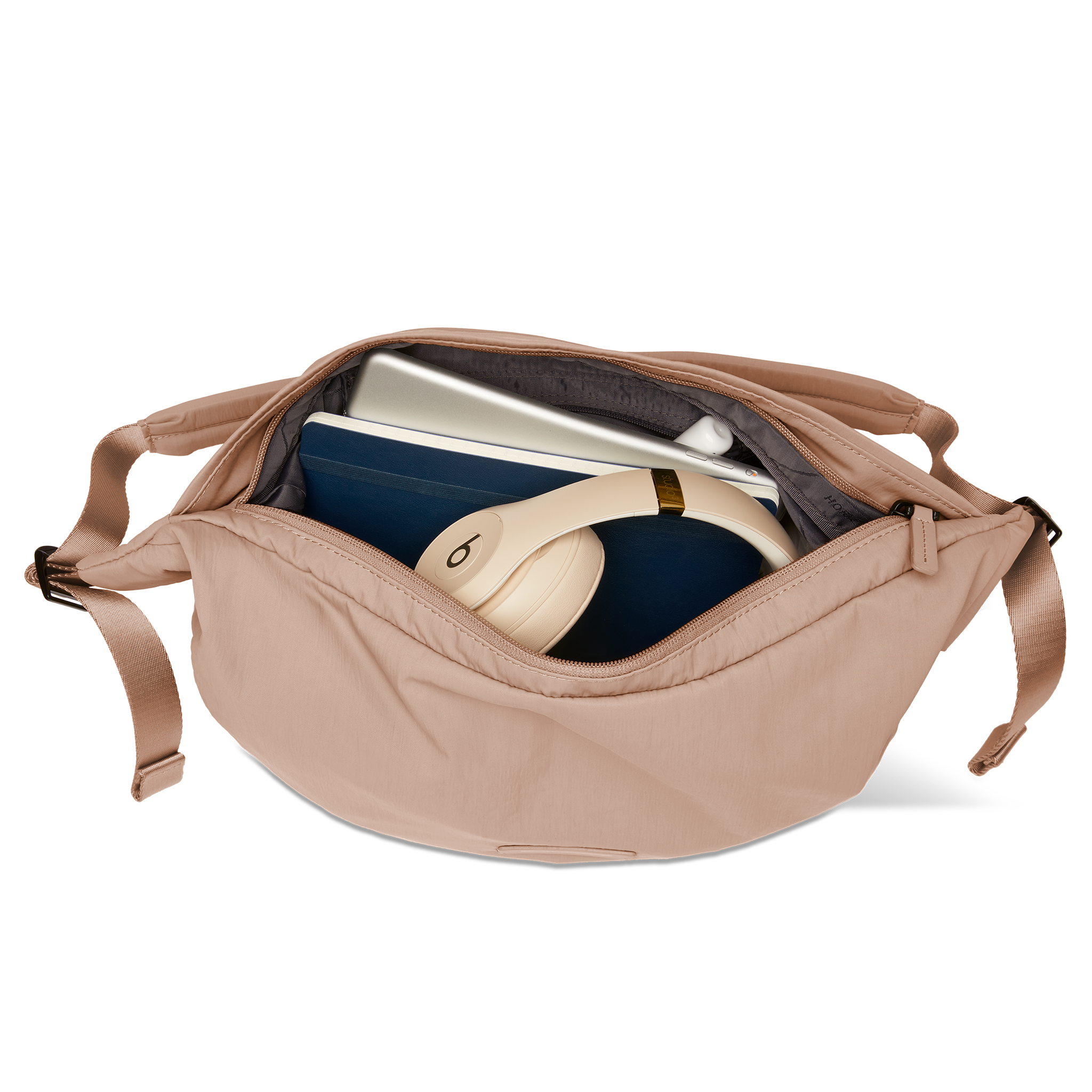 horizn-studios-chiado-crossbody-bag-sand-rose-recyceltes-nylon image 4