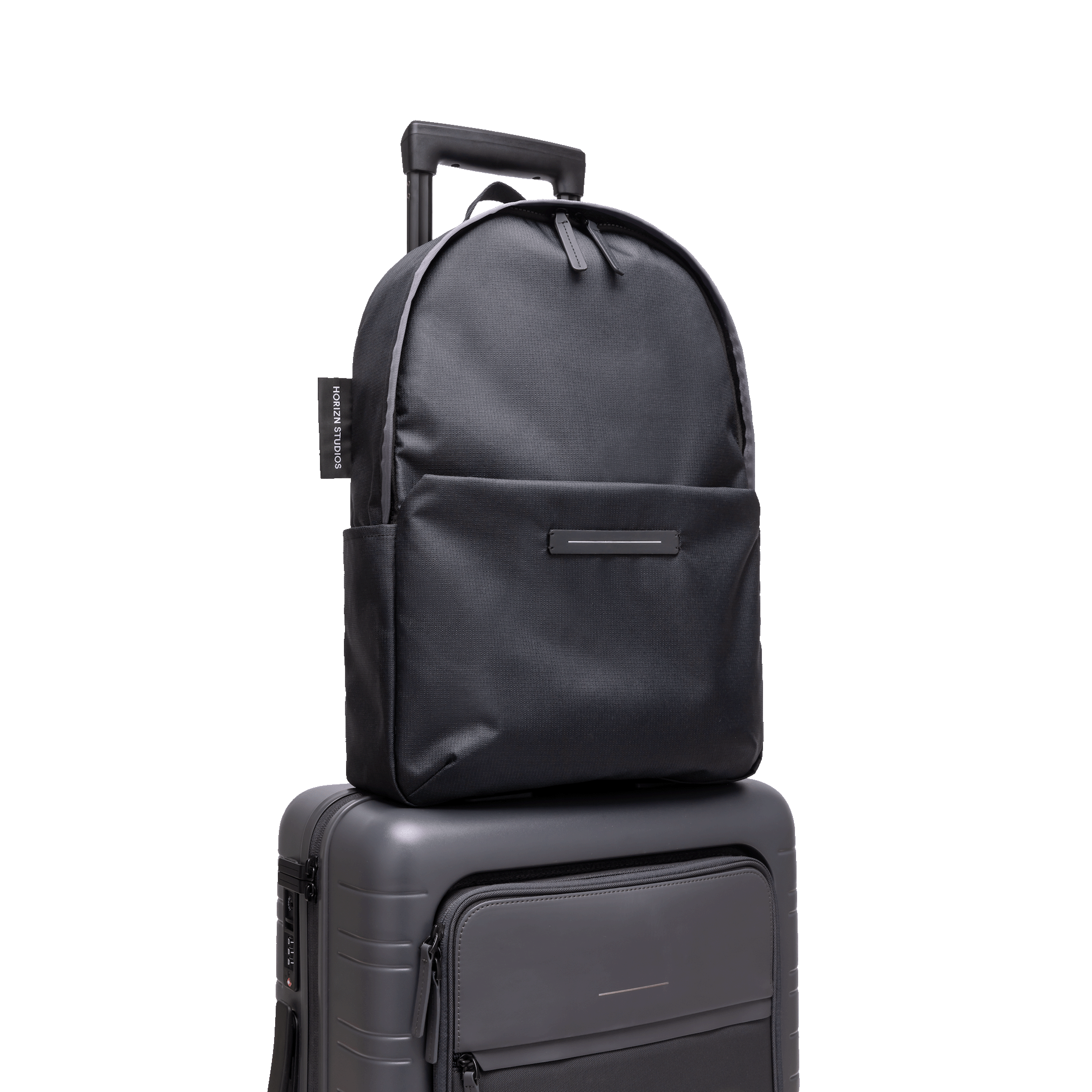 horizn-studios-shibuya-daypack-m-rucksack-aus-rpet-ripstop-in-black-grey-lavende image 6