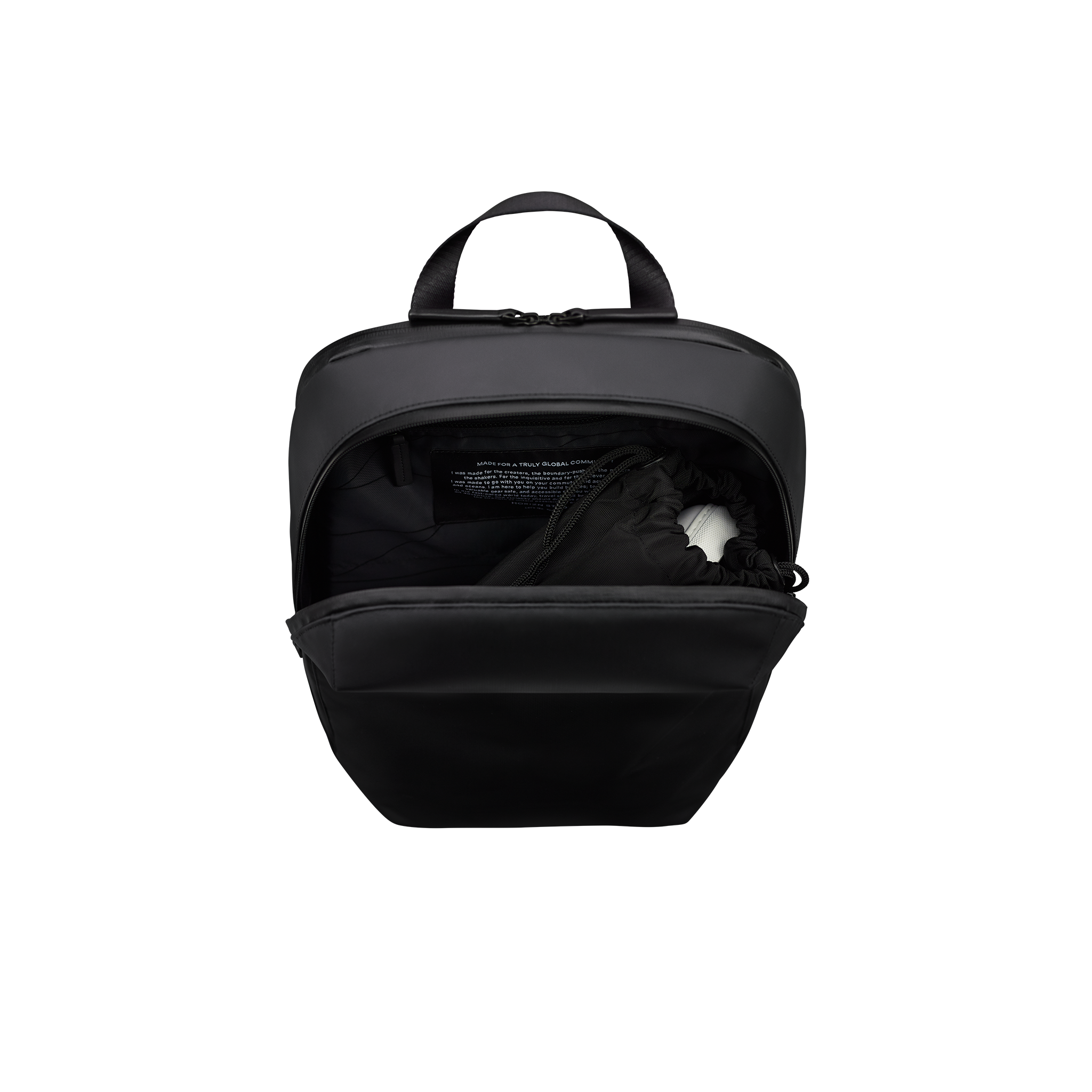 horizn-studios-gion-backpack-sport-m-black-wasserabweisender-planen-rucksack-siz image 6