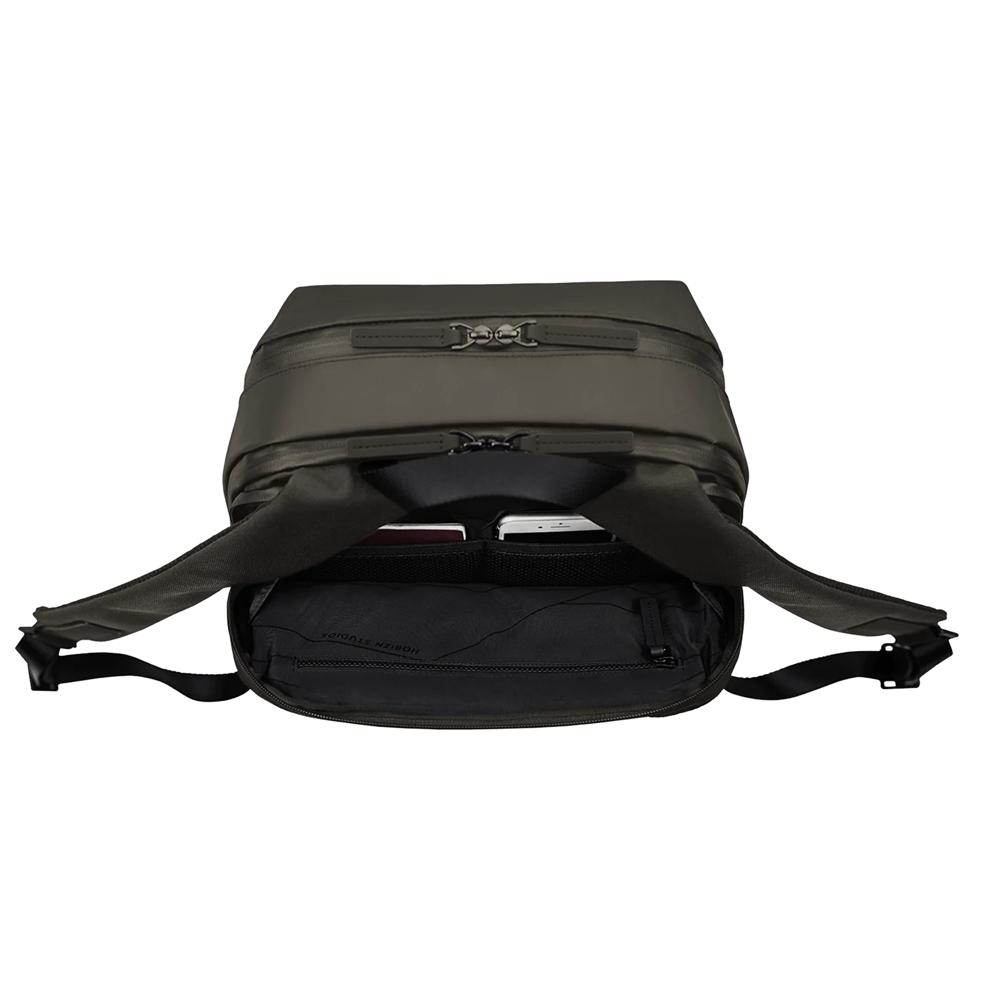 horizn-studios-gion-backpack-sport-dark-olive-rucksack-aus-tarpaulin-gr-e-m image 6