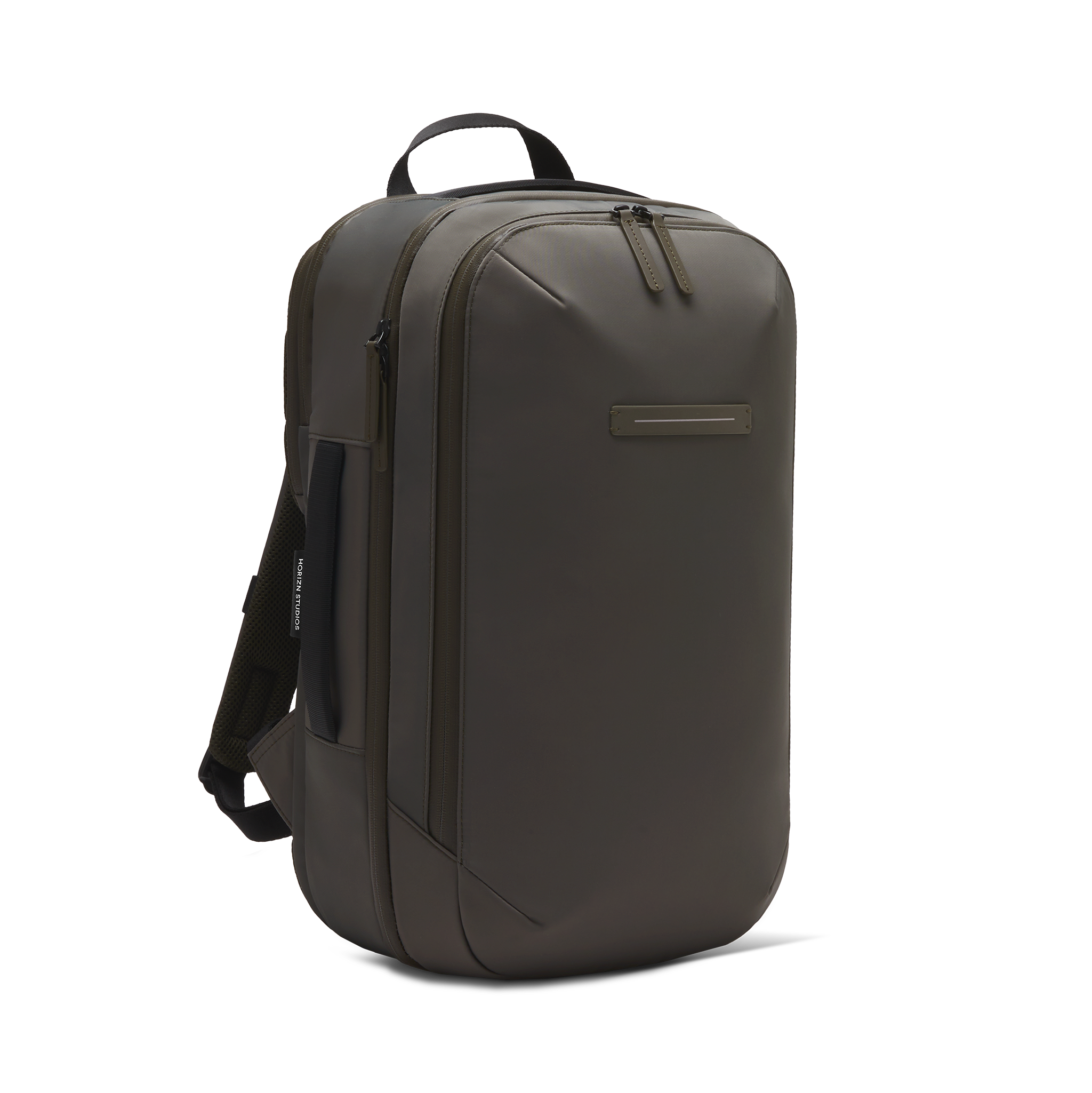 horizn-studios-gion-backpack-travel-dark-olive-recycled-nylon-wetterfester-30-li image 3
